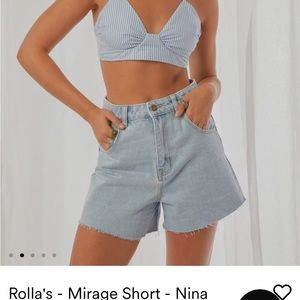 ROLLAS short Nina blue organic shorts!